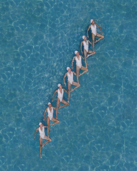 Brad Walls Captures Synchronized Swimmers From Above