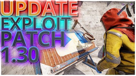 Rust Console Update Patch 130 And Exploit Fixes ☢️ Ps4 Xbox Youtube