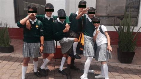 Fotos Estudiantes Varones Acuden De Falda A La Escuela En Cdmx N