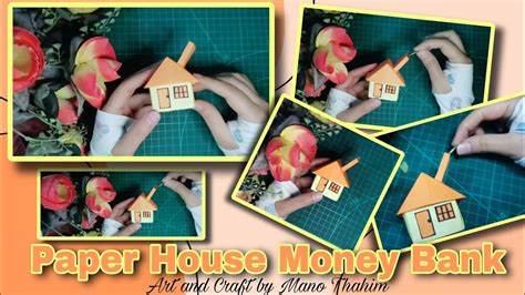🏠how To Make House Money Bank Paper House For Kids Paper Craft Mini