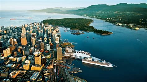 Vancouver City Canada Aerial View Uhd 4k Wallpaper Best Photos Of