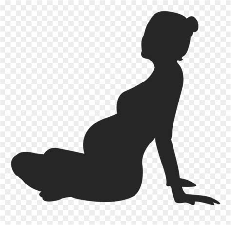 Silhouette Pregnant Woman Freetoedit Silueta De Una