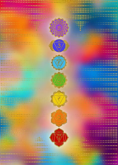 Chakras Poster By Lioudmila Perry Displate