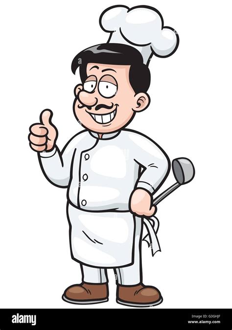 Vector Illustration Of Cartoon Chef Stock Vector Image And Art Alamy