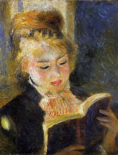 The Reader Young Woman Reading A Book C1875 1876 Pierre Auguste