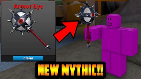 I Finally Crafted The Armor Eye Mythic In Roblox Assassin Youtube