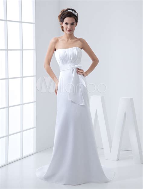 Dear customer, if you come from united kingdom and you want to buy wedding dresses bridesmaid dresses or prom dresses from our website, please click here. Mermaid Trumpet Strapless Satin Wedding Dress - Milanoo.com