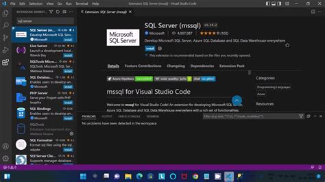 How To Connect Sql Server With Visual Studio Code Youtube