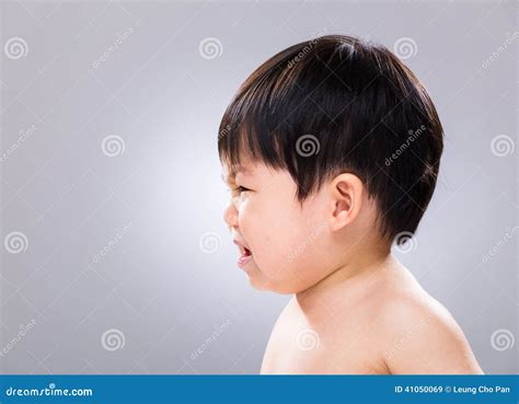 Baby Boy Feeling Angry Stock Image Image Of Cute Sorrow 41050069