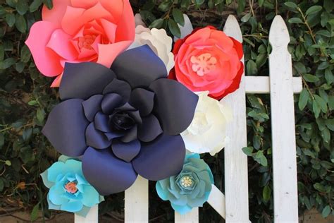 Bright And Colorful Paper Flower Decor Paper Flower Decor Paper