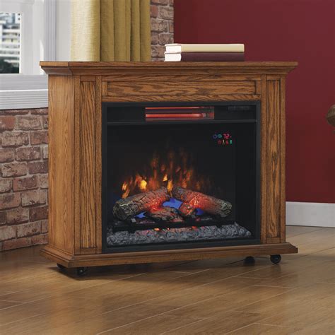 Only 10 left in stock (more on the way). Duraflame Infrared Rolling Mantel Electric Fireplace | eBay
