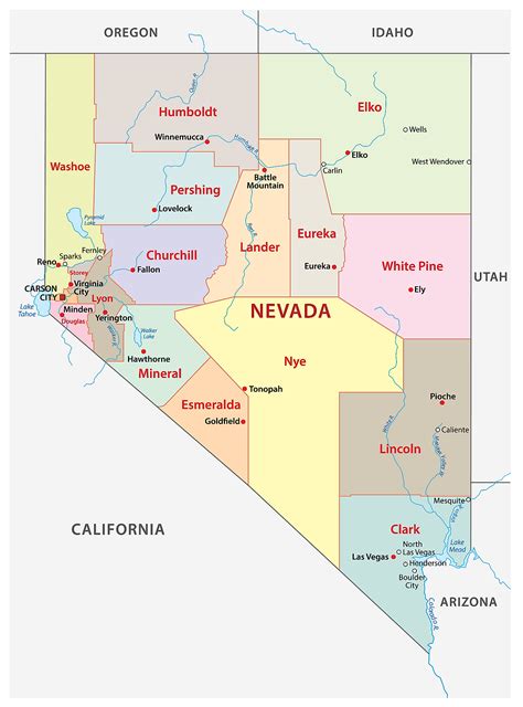 Nevada Maps And Facts Weltatlas