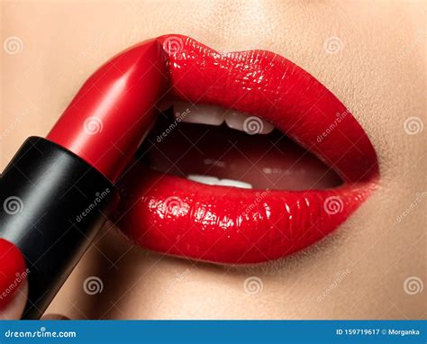 close up view of beautiful woman lips stock image image of model liner 159719617