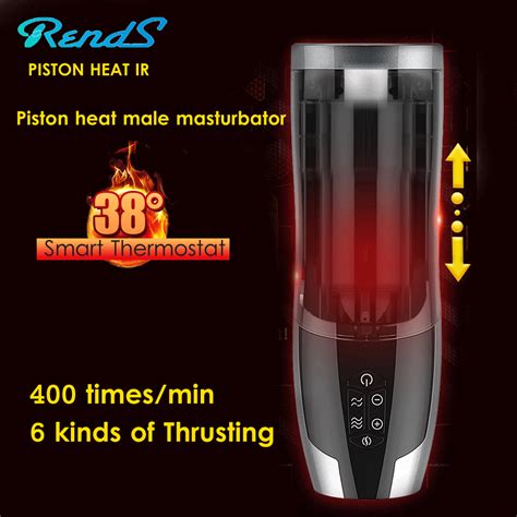 Japan Rends Rechargeable Automatic Telescopic Piston Heating Male Masturbator Cup Electric Sex