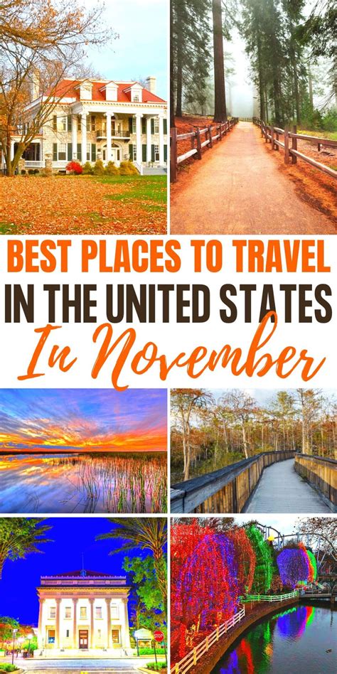 5 Unique Places To Travel In November In The Us In 2020 Best Places