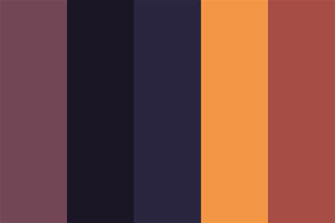 Sunset Dark Color Palette