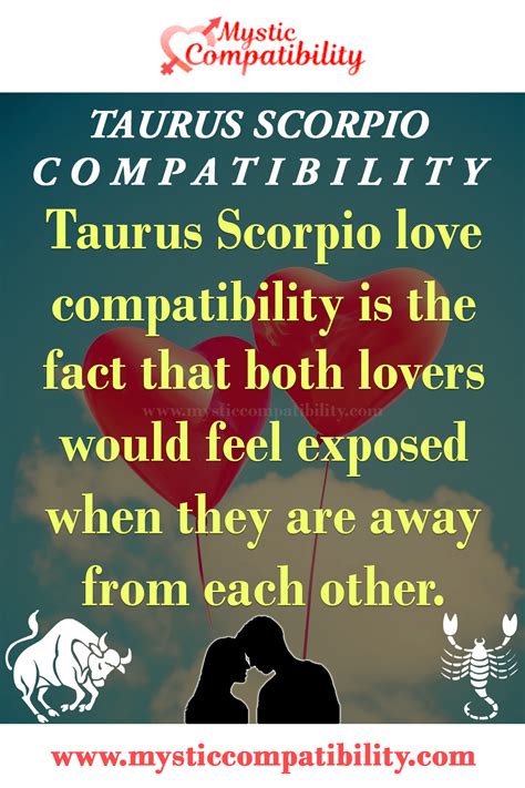 Taurus Scorpio Love Compatibility Taurus And Scorpio Scorpio