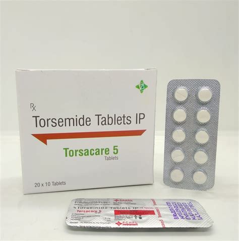 Torsemide Tablets IP Torsacare Mg Pharma Franchise Psychocare Health At Rs Stripe
