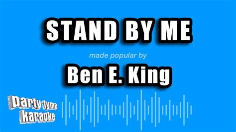 Ben E King Stand By Me Karaoke Version YouTube