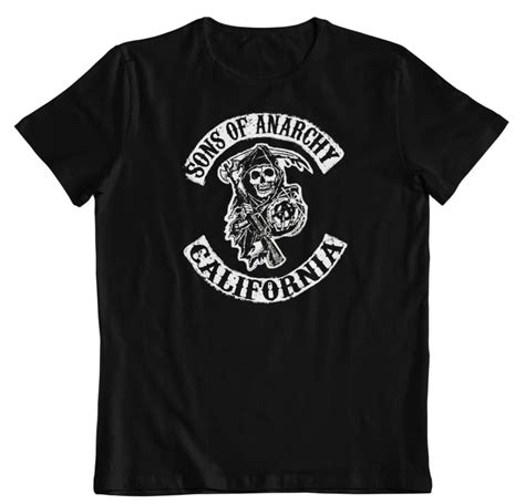 Camiseta Sons Of Anarchy California En ImpresiÓn Digital