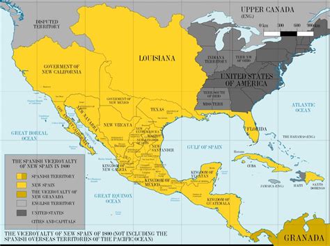 Maptitude — Mexican Territories 1800