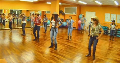 12 Cowgirls Line Up For ‘boot Scootin Line Dance