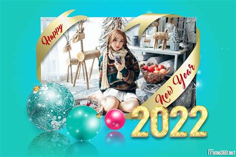 New Year 2022 Photo Frames Online