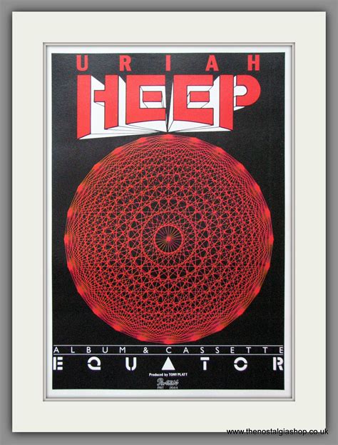 Uriah Heep Equator 1985 Original Advert Ref Ad53257 The Nostalgia
