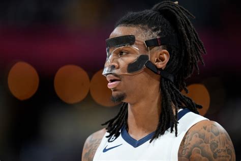 Memphis Grizzlies Star Ja Morant Will Wear Protective Mask For Weeks