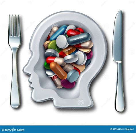 Brain Drugs Stock Illustration Illustration Of Medicine 59354114