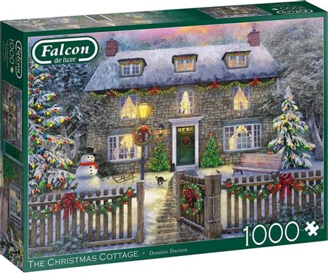 The Christmas Cottage 1000 Piece Jigsaw Puzzle Falcon