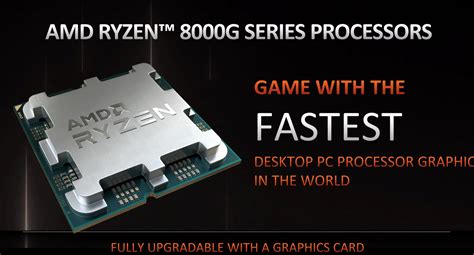 Amd Unveils Ryzen 8000g Desktop Apu Processors With Zen4 780mai Plus