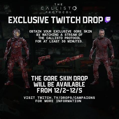 How To Get Twitch Exclusive Gore Skin In The Callisto Protocol