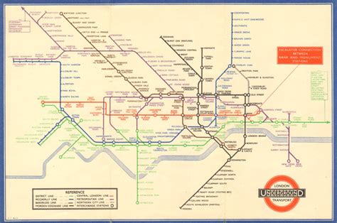 Beck Harry Original Iconic London Underground Tube Maps London Tube Maps Folding Pocket