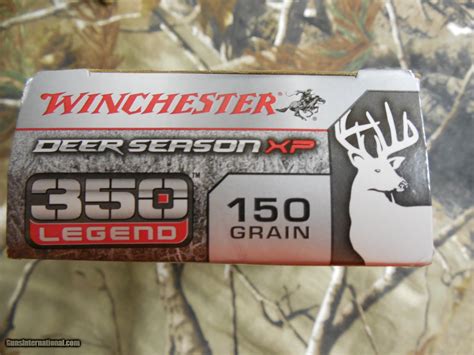 Winchester 350 Legend Ammo X350ds Deer Season Xp 350 Legend 150 Gr
