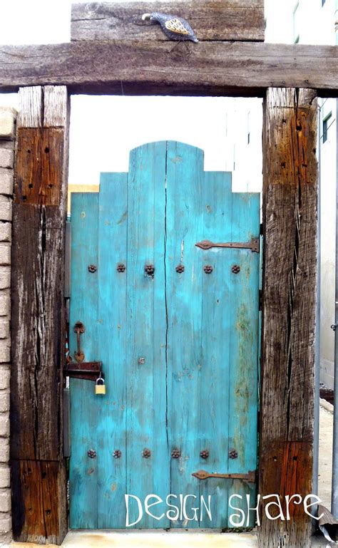 This provides a solid anchor into the ground. DESIGN SHARE: Small Town, Big Family | Garden gates ...