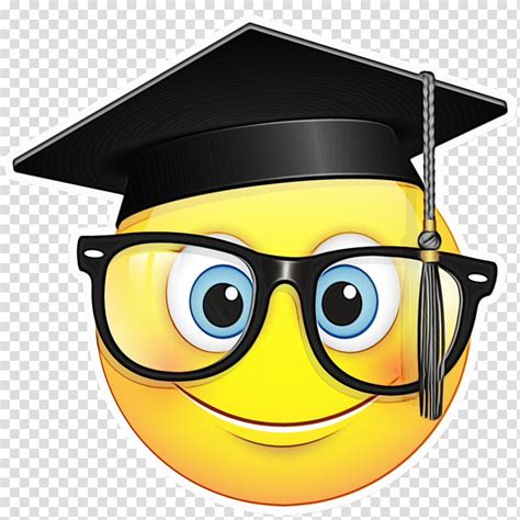 Emoji School Graduation Ceremony Square Academic Cap Graduate