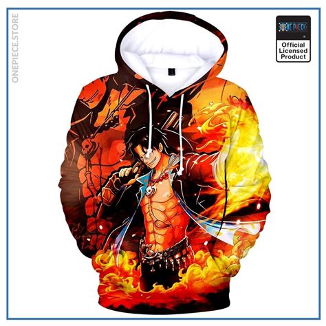 One Piece Hoodie Ace Strong World One Piece Store