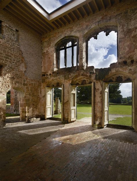 Modern House Interior View Of Astley Castle Looking Outside Uk