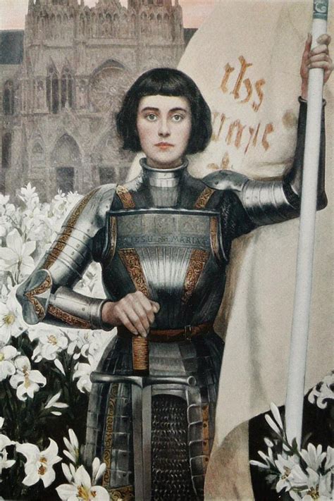 Albert Lynch Joan Of Arc 1903 Canvas Gallery Wrapped Etsy Canada