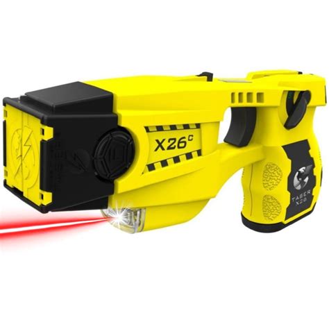 Taser X26c Police Stun Gun Yellow W Targeting Laser The Home