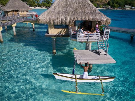 Overwater Bungalow Lagoon View Intercontinental Bora Bora Le Moana Resort