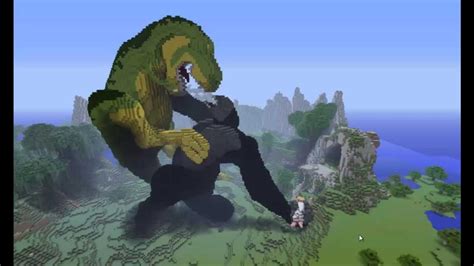 Minecraft Godzilla Vs King Kong Youtube