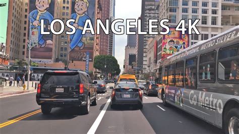 Driving Downtown Los Angeles 4k Usa Youtube