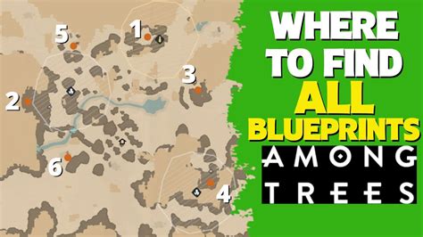 Where To Find All Blueprints In Among Trees Campfire Fishing Rod