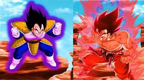 Goku Kaioken X3 Vs Vegeta Saiyan Saga By Princeofdbzgames On Deviantart