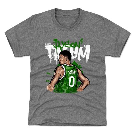 Jayson Tatum T Shirt Boston Basketball Jayson Tatum Pose G Wht Ballizshop