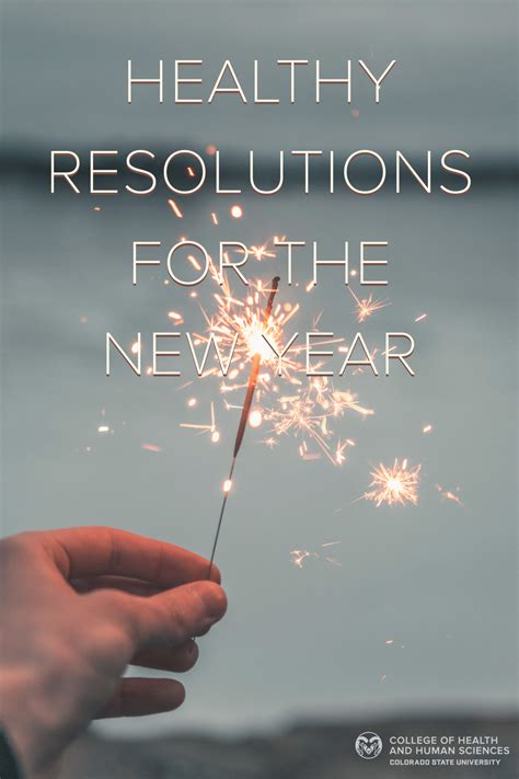 Tips For Healthy New Years Resolutions College Of Health And Human