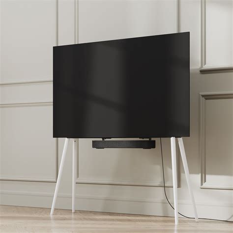 Jalg Birch Xl White Tv Scandinavian Stand For Tvs Sizes 55 77 Is A
