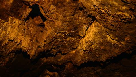 Light Rays Shine Inside Of Lava Tube Cave 4k Uhd Ultra Hd